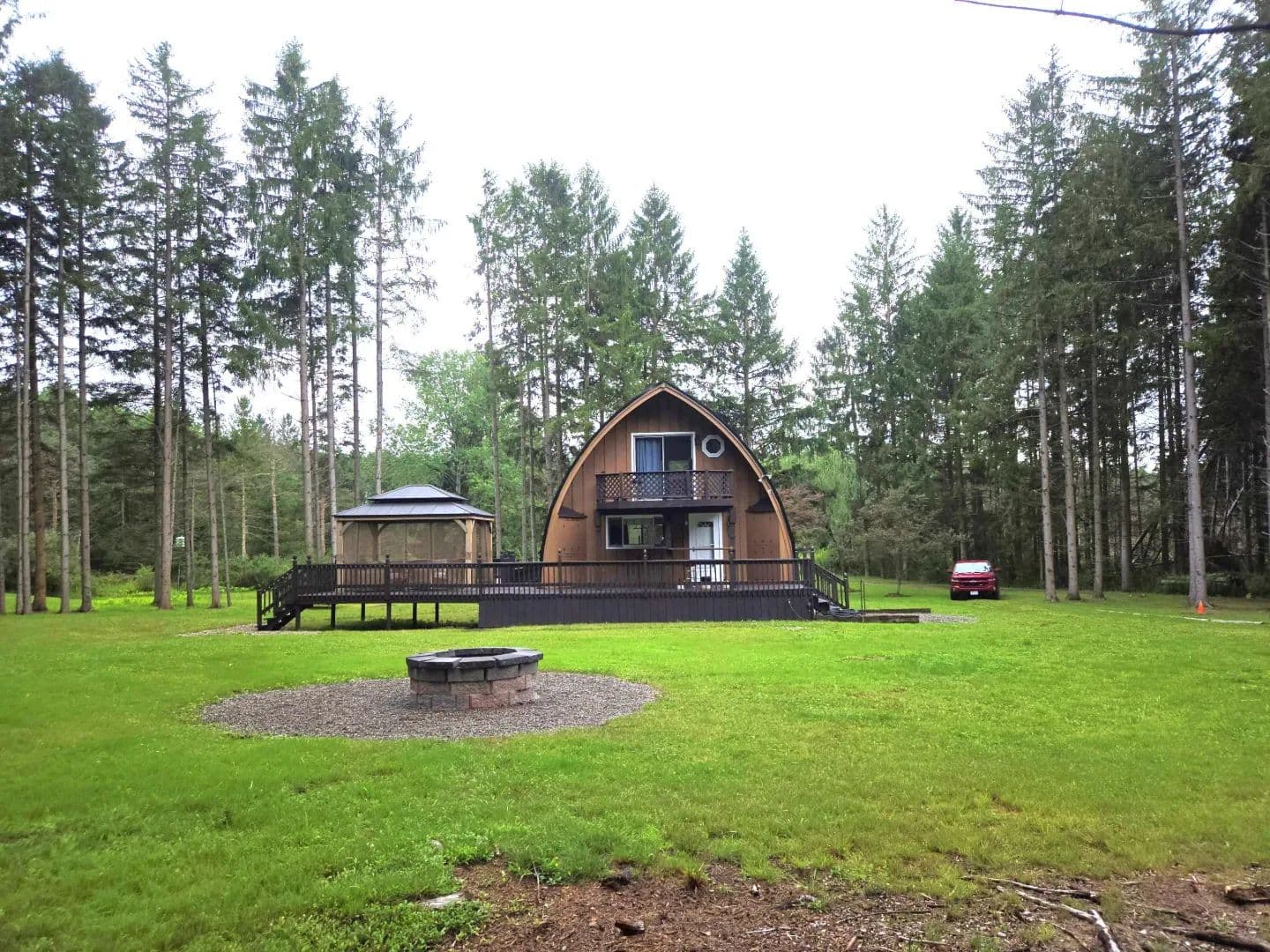 A-Frame Home with Pond and Garage on 2 acres in Bliss NY 2979b Wing Street - Bliss, New York, 14024