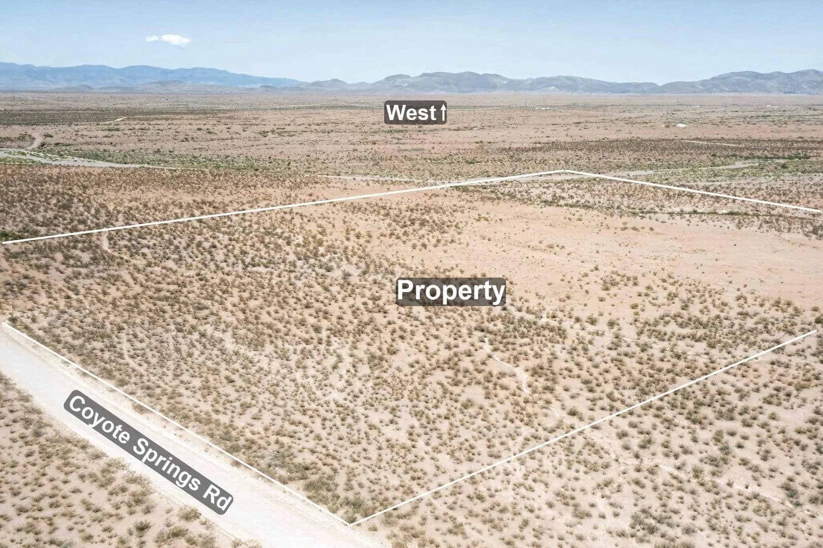 Property from Coyote Springs Rd Road - KW - Socorro, New Mexico, 87801