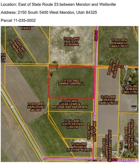 7.01 Acres of Land for Sale in Mendon, Utah - Mendon, Utah, 84325