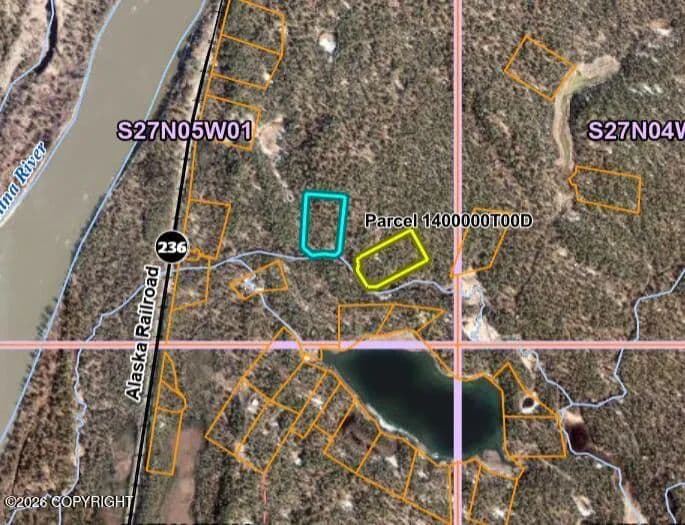 Property from TRACT H ASLS 75-090 - KW - Talkeetna, Alaska, 99676