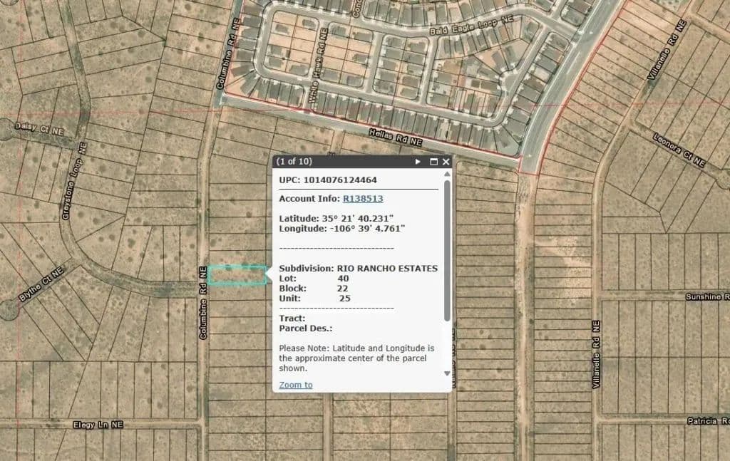 Land -Single Family Acreage in Rio Rancho - Rio Rancho, New Mexico, 87144