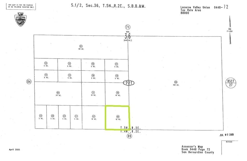 Vacant Land in Lucerne Valley - Lucerne Valley, California, 92356