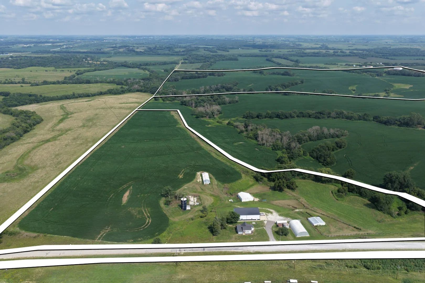 Ringgold County IA Acreage for Sale | Tract 3: 3-Bedroom Country Home on 34± Acres - Benton, Iowa, 50835