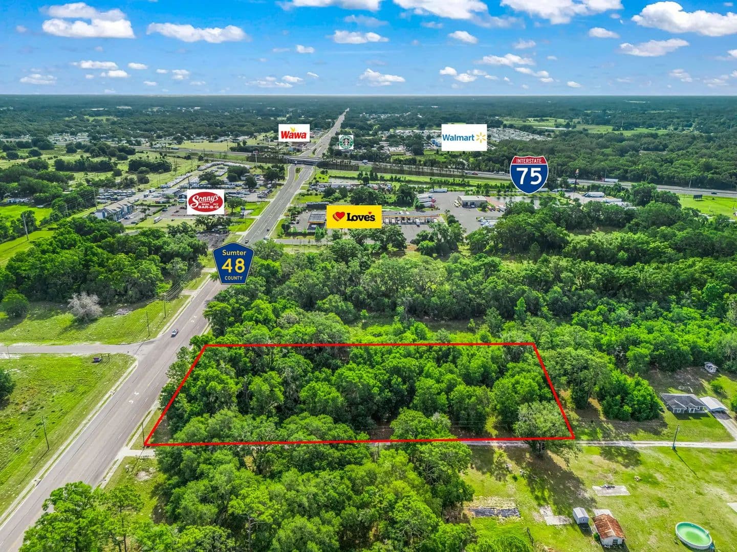 Vacant Land (0-10 Acres) in Bushnell - Bushnell, Florida, 33513