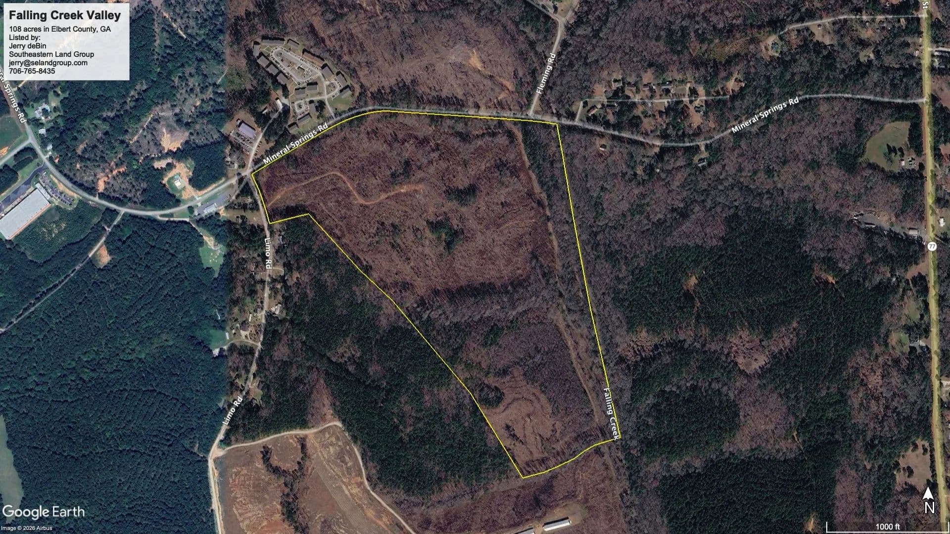 Falling Creek Valley - Elberton, Georgia, 30635