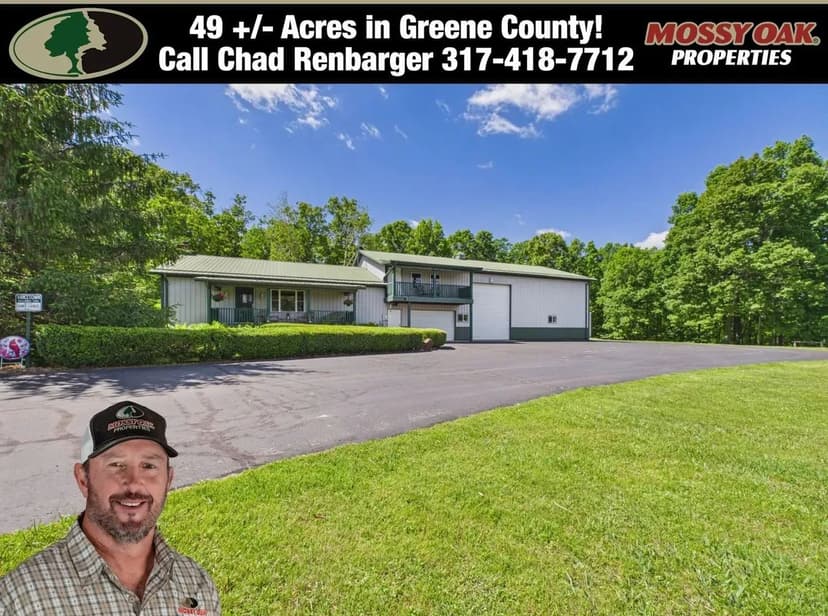 49± Acres | 2 Bed / 2.5 Bath Barndominium & Hunter's Paradise