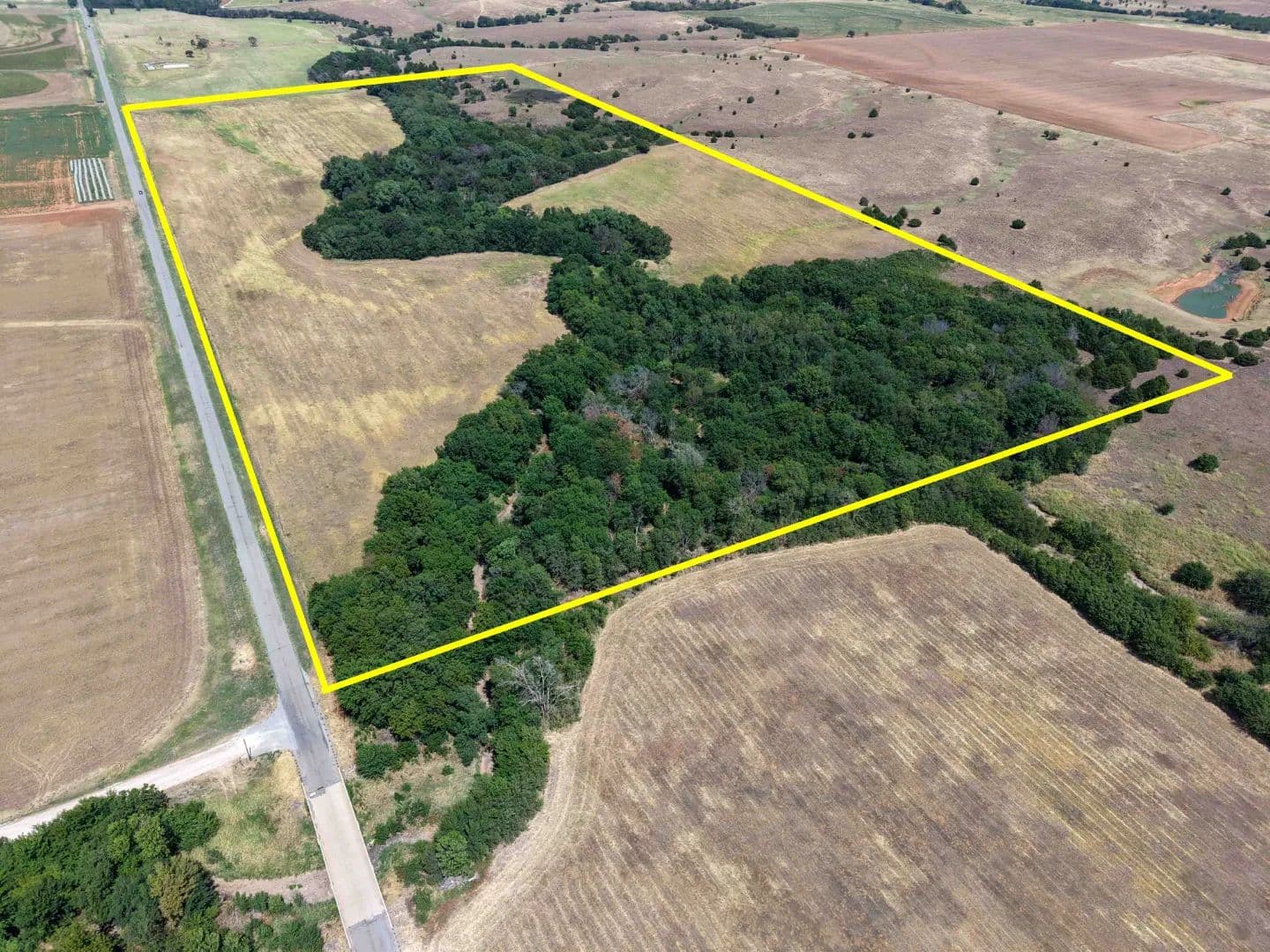 80± Acres Premier hunting & Recreation - Grass, Timber, Creek & More - Lahoma, Oklahoma, 73754