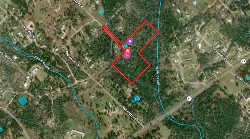 13 private acres+ improvements in Lost Pines, TX