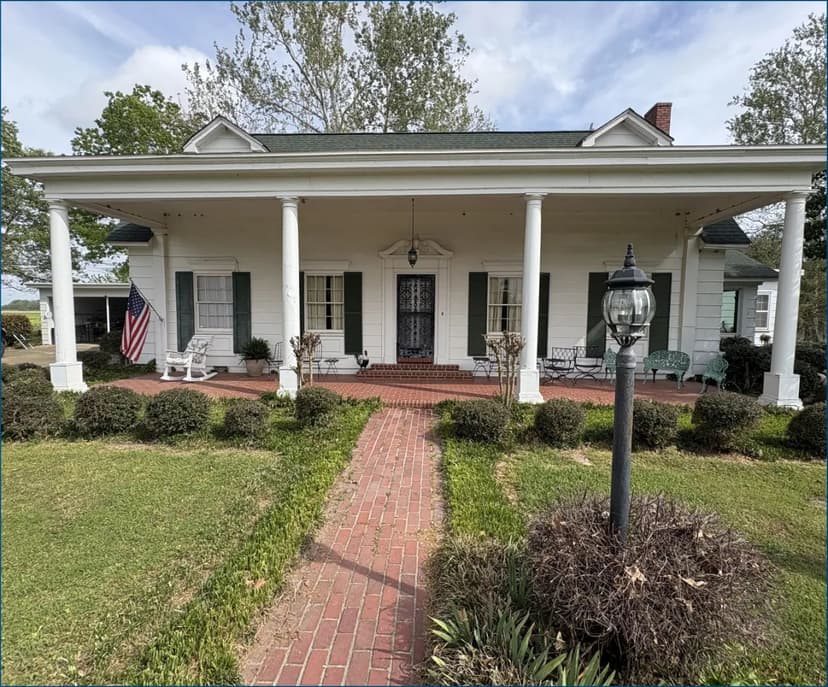 12.6 Acres with a Home in Tallahatchie County at 665 Baltzer Rome Road in Tutwiler, MS