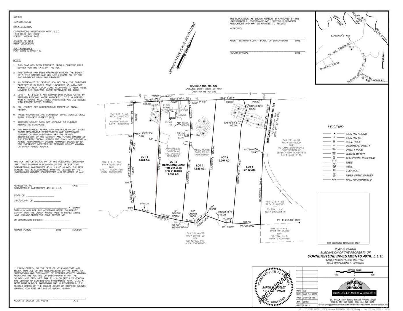 Vacant Land (0-10 Acres) in Moneta - Moneta, Virginia, 24121