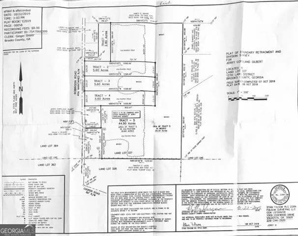 Vacant Land in Barney - Barney, Georgia, 31625