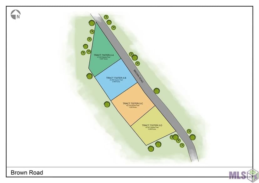 Property from TBD Lot 3D Brown Rd - KW