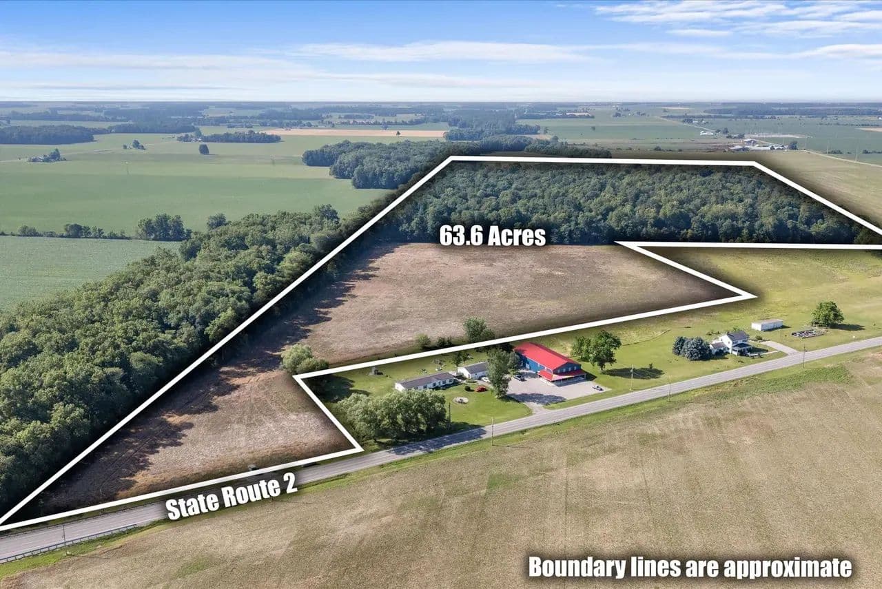 St Rt 2 - 63 acres - Hicksville, Ohio, 43526