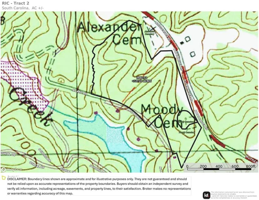 +/- 27.22 Acres - Tract 1 on N Little River Road in Tamassee, SC