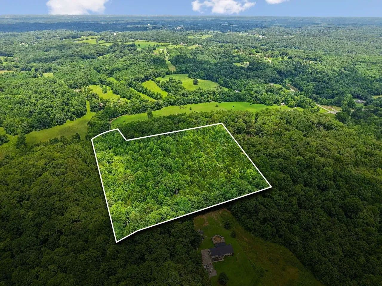 20 Acres for Sale in Montgomery County TN | Hunting & Homesite Tract with Utilities - Cunningham, Tennessee, 37052