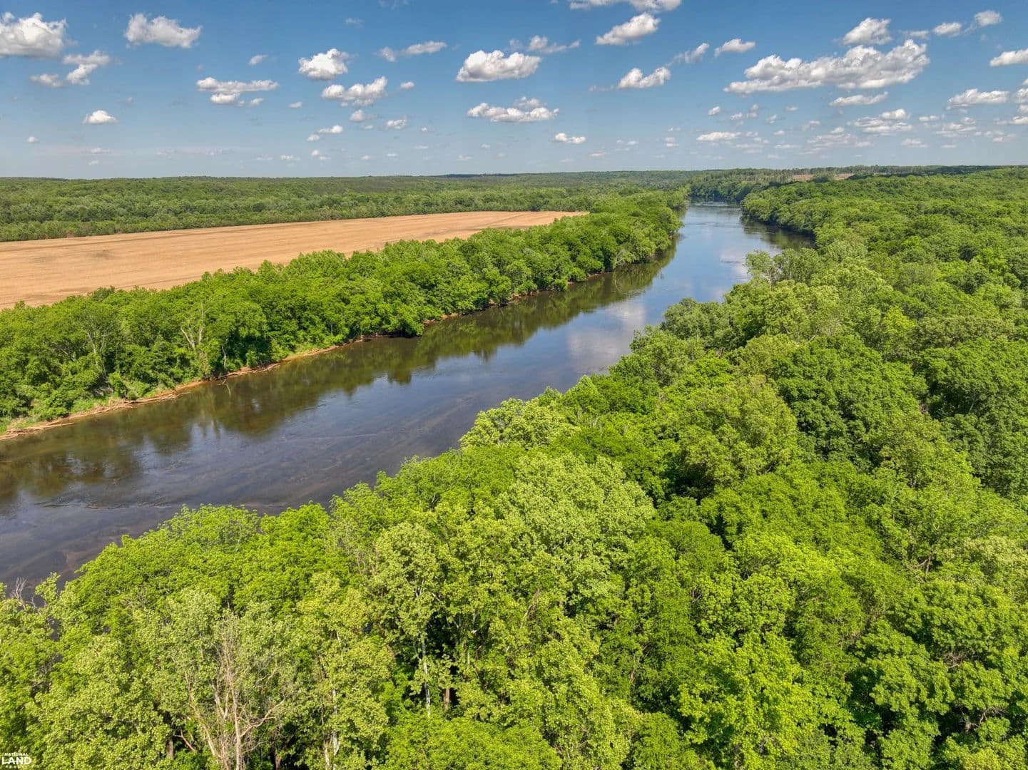 47+ Acre Riverfront Sanctuary and Cabin - Powhatan, Virginia, 23139