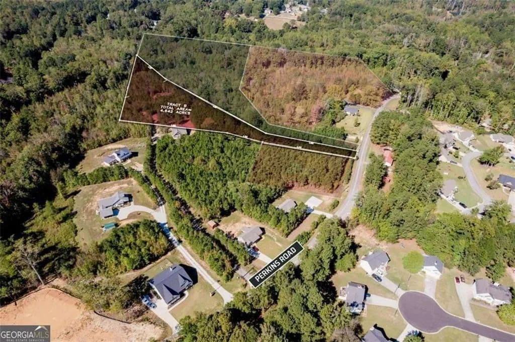 Property from TractB Perkins Road - KW - Dallas, Georgia, 30157