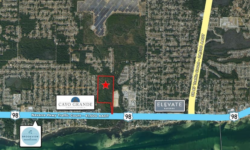 73.11 Acres Zoned R-2 10 units to the acre Multifamily- Hwy 98 Narvarre