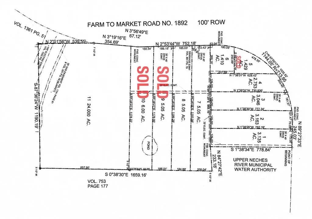Vacant Land in Frankston - Frankston, Texas, 75763