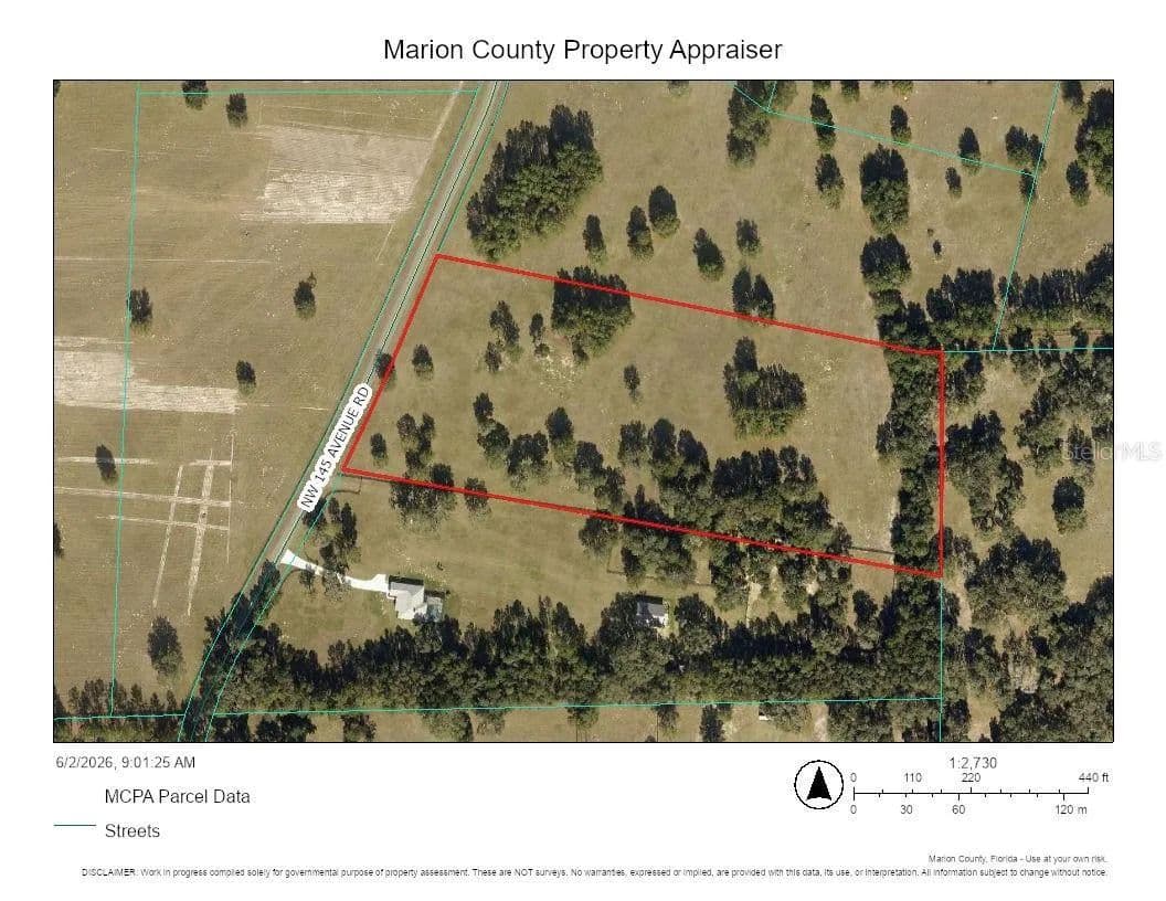 Property from TBD NW 145TH AVENUE ROAD - KW - Morriston, Florida, 32668