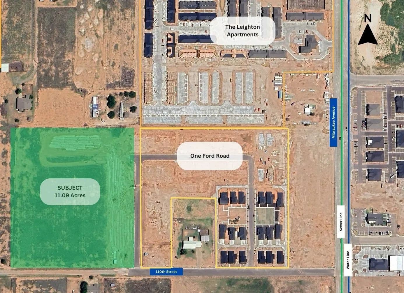 Land -Single Family Acreage in Lubbock - Lubbock, Texas, 79424