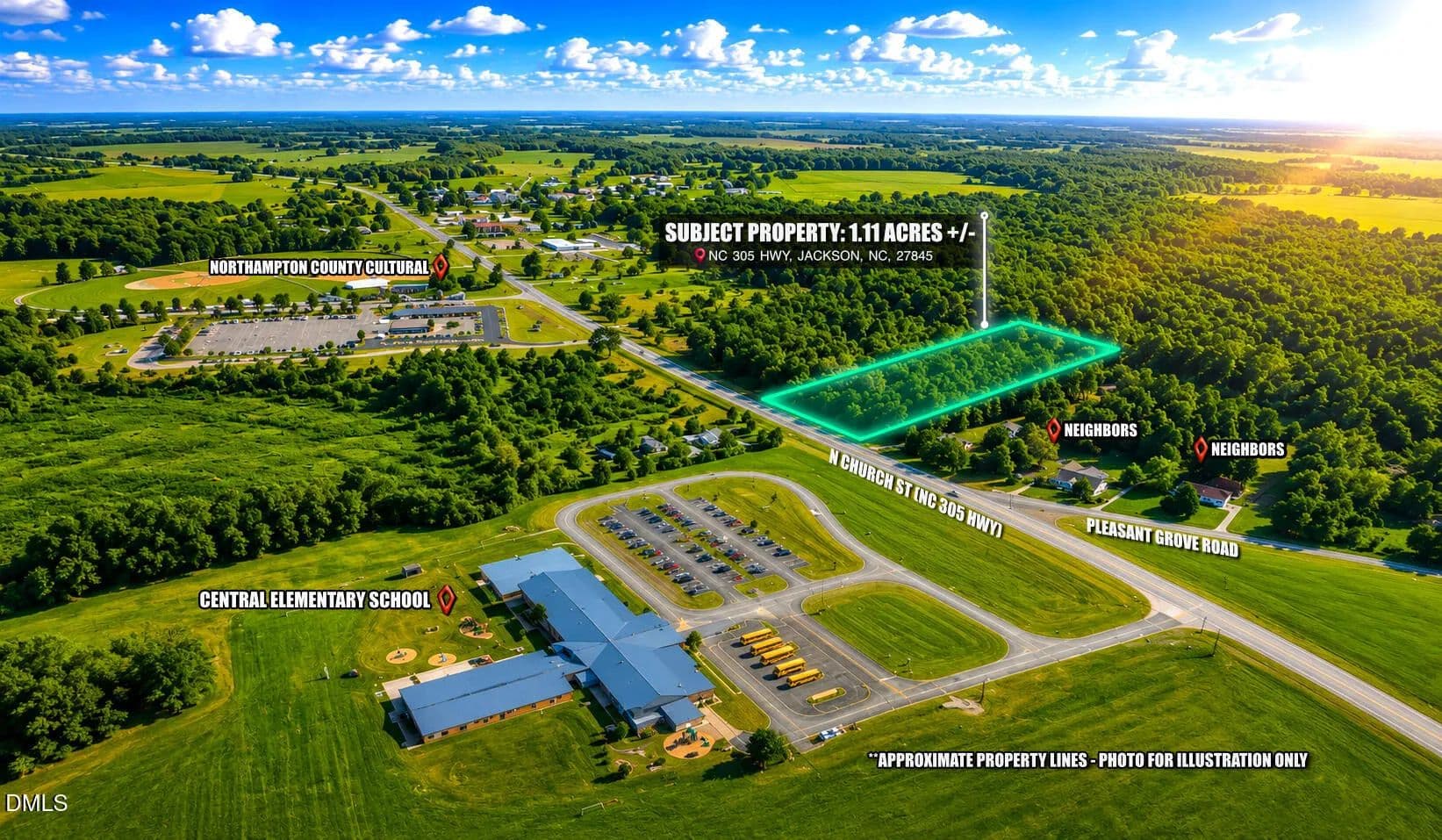 1.11 Acres of Land for Sale in Jackson, NC - Jackson, North Carolina, 27845
