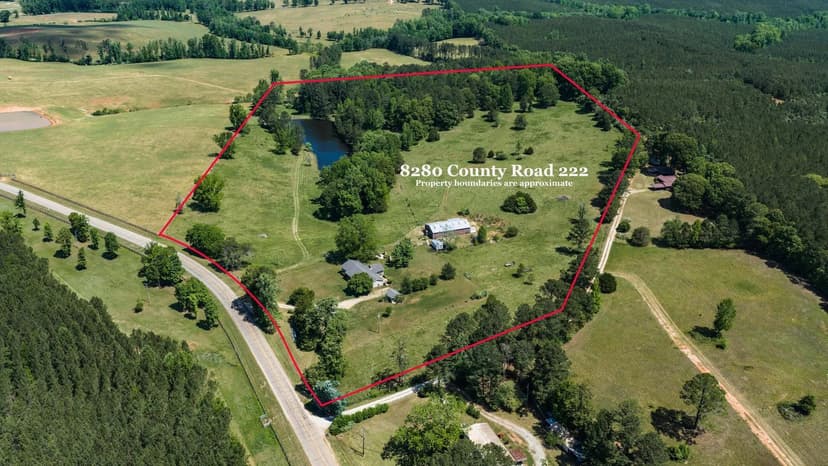 Estate Living! Main House, Guest House, Fish Pond, Pasture, Large Barn