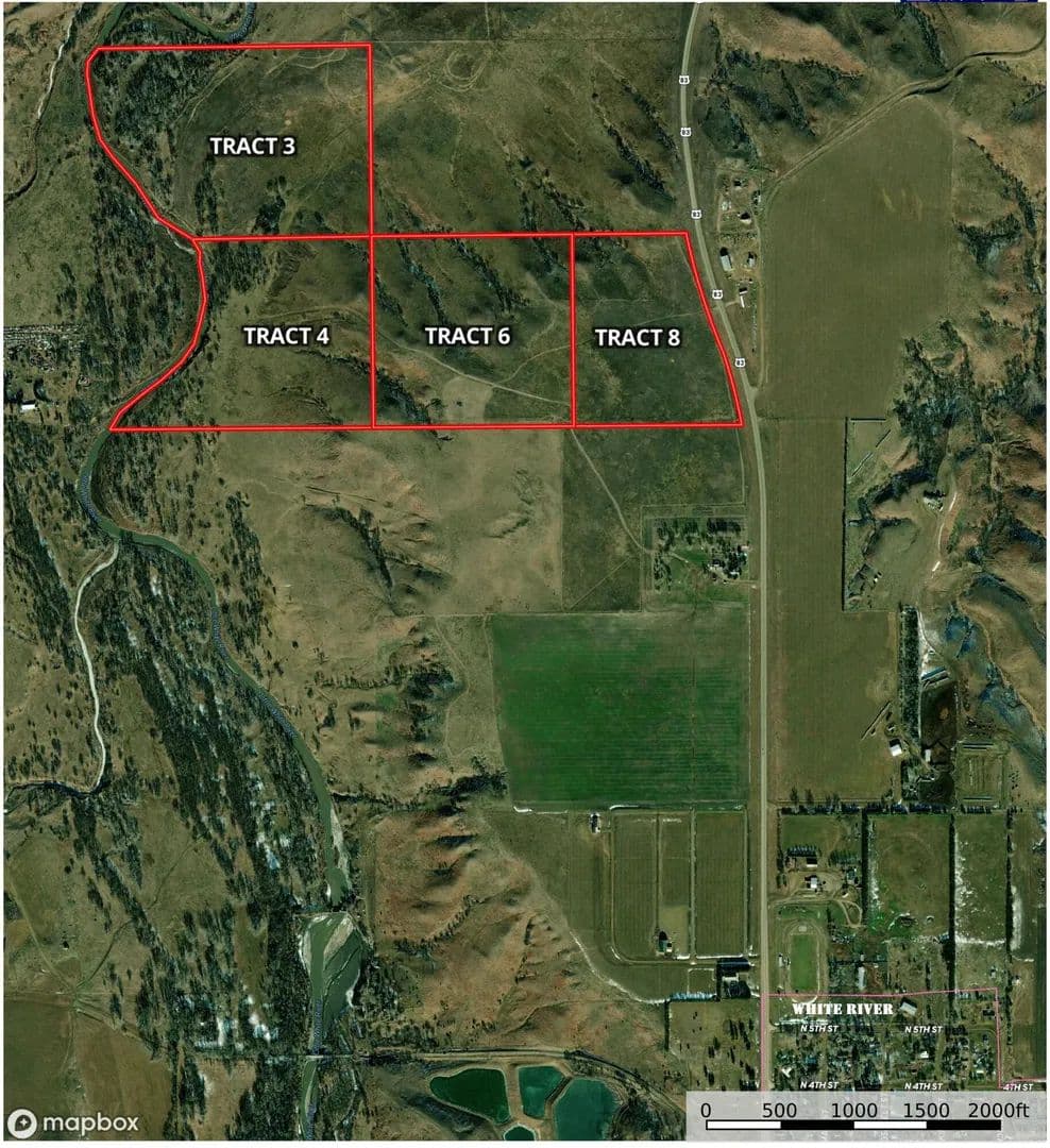 Property from U.S. Highway 83 - KW - White River, South Dakota, 57579