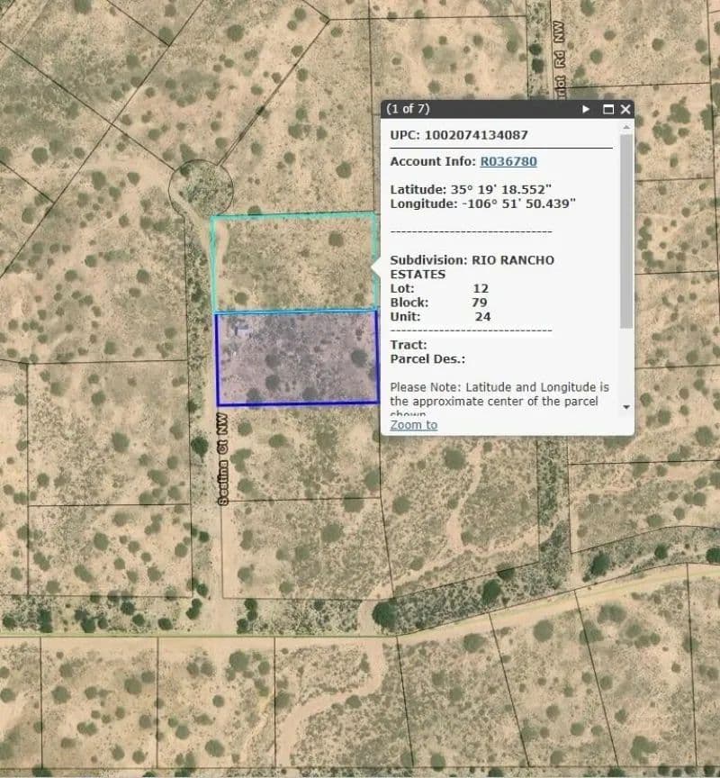 Land -Single Family Acreage in Rio Rancho - Rio Rancho, New Mexico, 87144