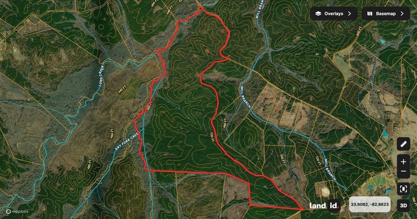 Wilkes County, GA 765.51 Acres (Long Creek Tract)
