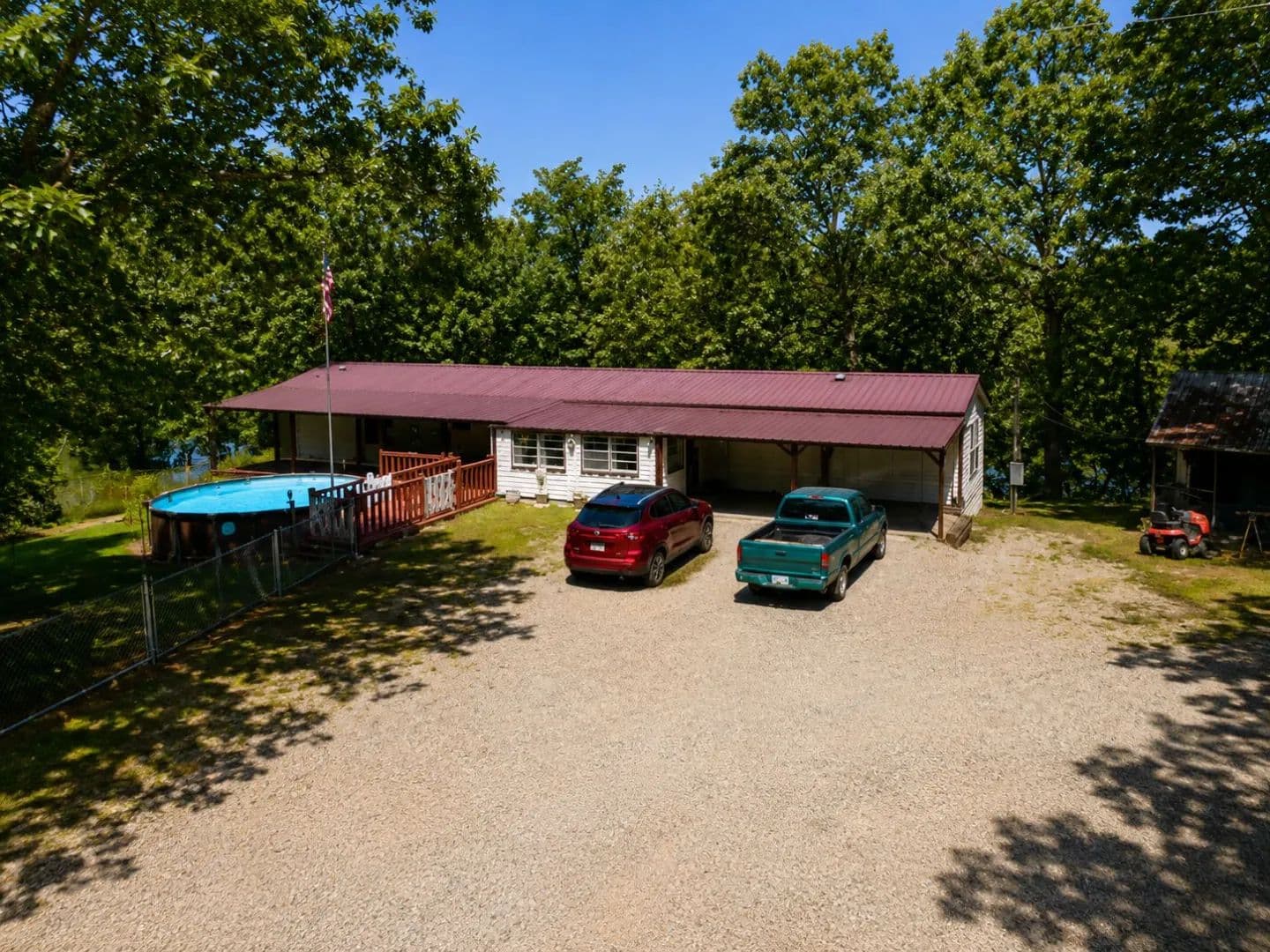 10 Acres with home - 29146 US Hwy 70! - Bokchito, Oklahoma, 74726