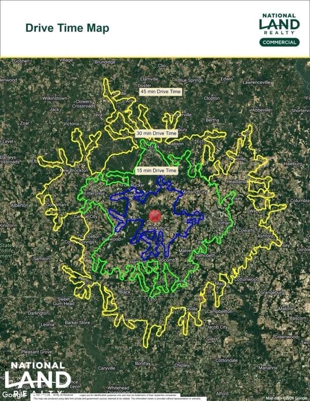 Wicksburg 84 Commercial Lot - Wicksburg, Alabama, 36352