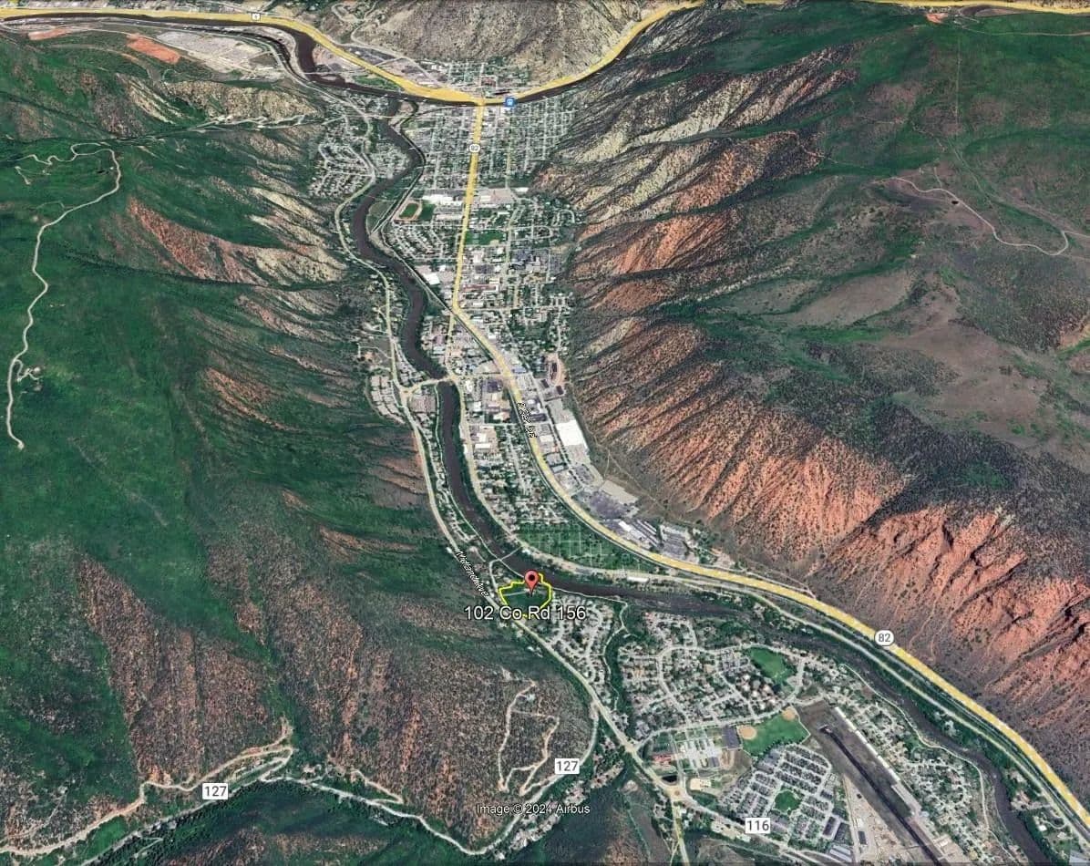 Property from 102 County Road 156 - KW - Glenwood Springs, Colorado, 81601