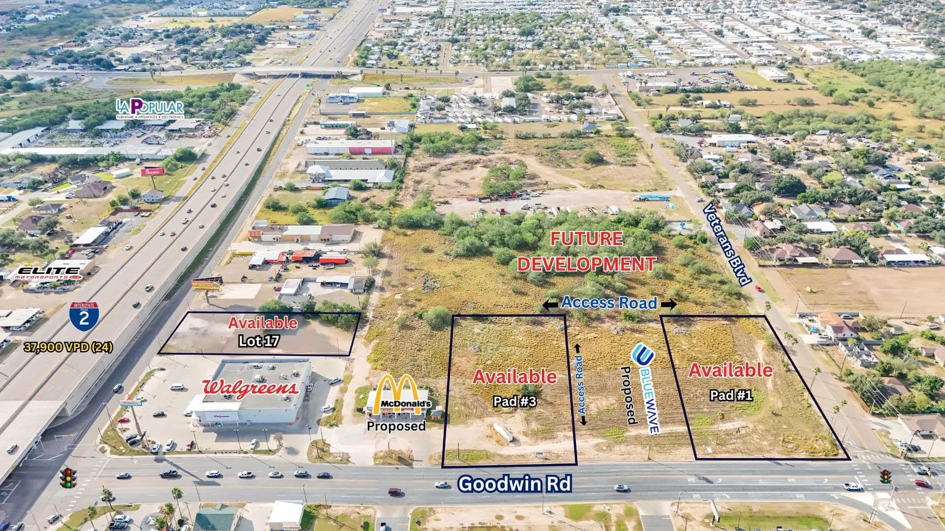 Land -Retail in Palmview - Palmview, Texas, 78572