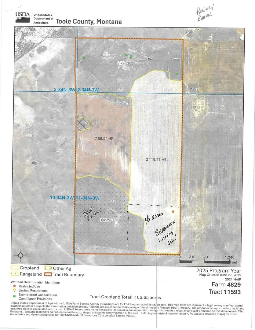 Property from unknown Porter Road - KW - Kevin, Montana, 59454