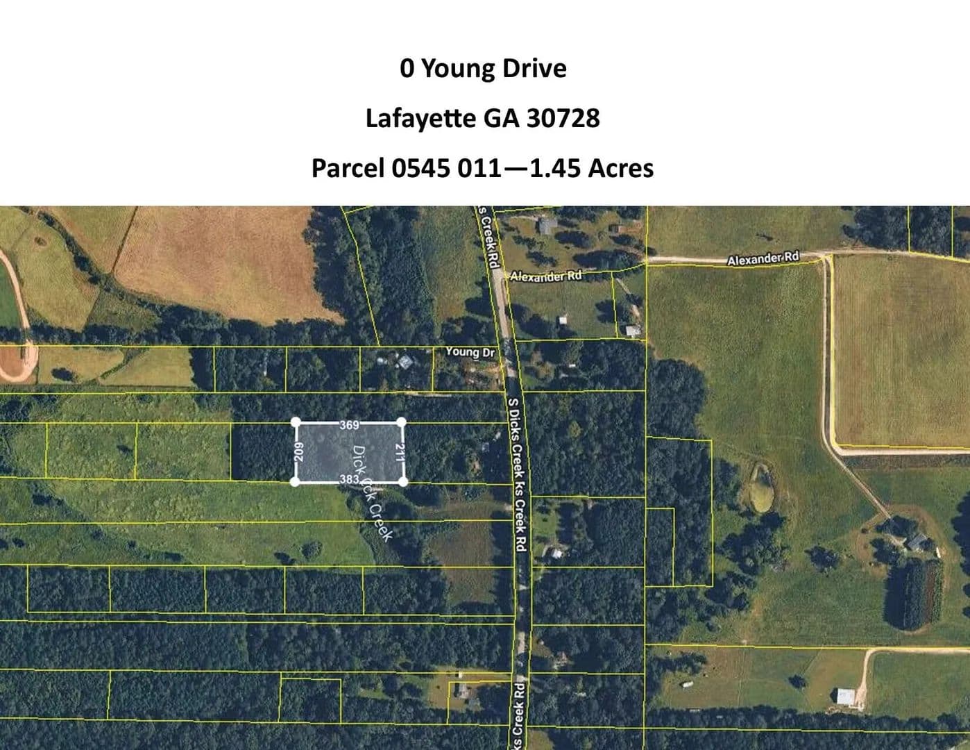Property from 0 Young Dr Road - KW - Lafayette, Georgia, 30728
