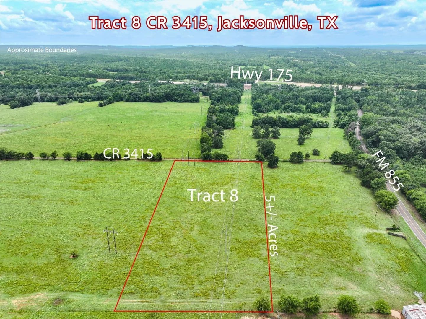 Tract 8 County Road 3415 - Jacksonville, Texas, 75766