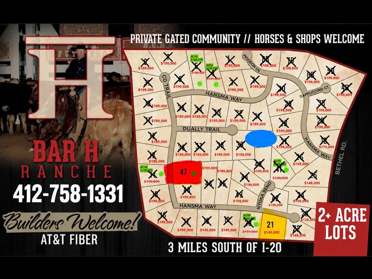 2 Acres of Land for Sale in Weatherford, TX - Weatherford, Texas, 76087