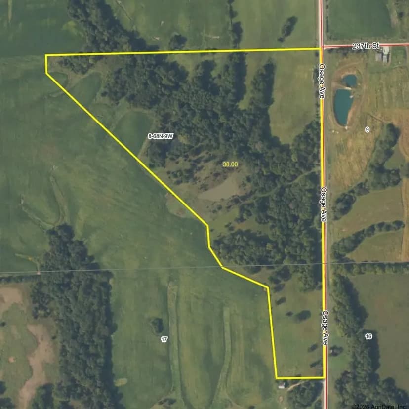 38 acres for sale in Van Buren County, IA