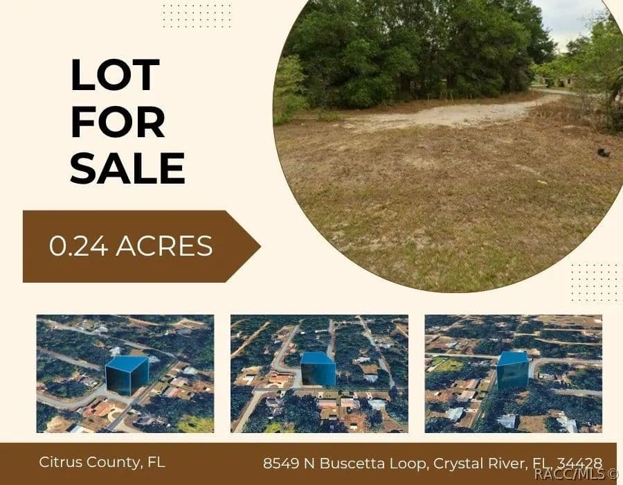 0.24 Acres of Land for Sale in Crystal River, FL - Crystal River, Florida, 34428