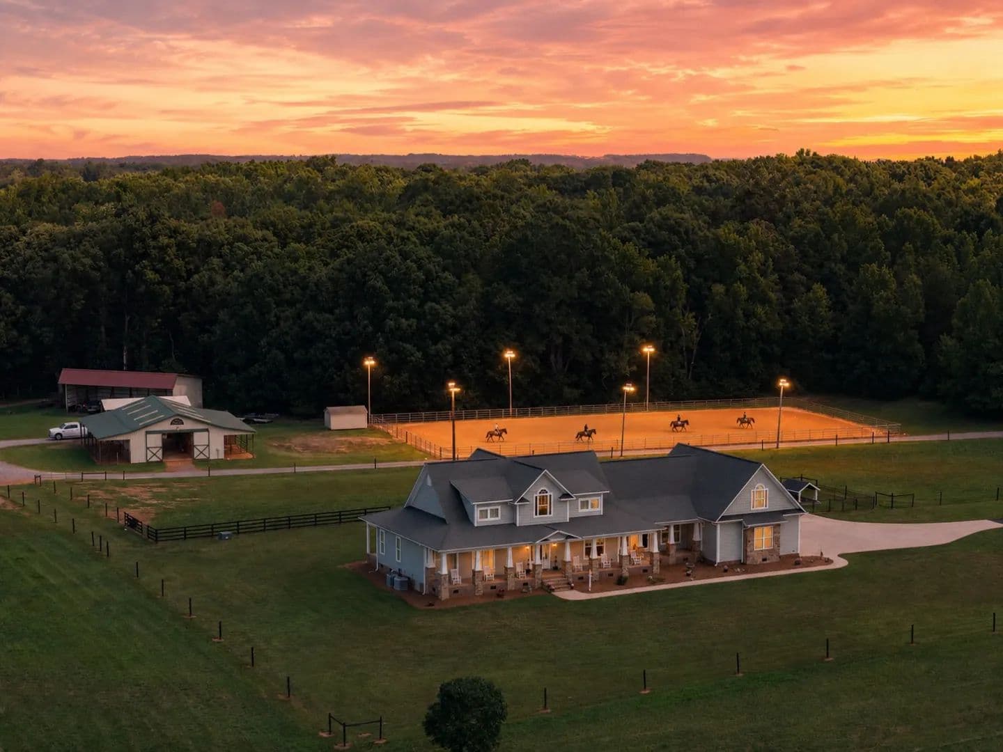 212 Scism Road | 16.7-Acre Luxury Equestrian Estate | Kings Mountain, NC - Kings Mountain, North Carolina, 28086