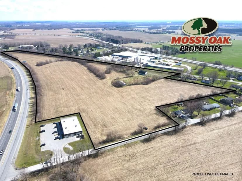 44 +/- ACRES - B1 ZONING - 4747 E OAK KNOLL RD ROLLING PRAIRIE, IN 46371 - LAND FOR SALE