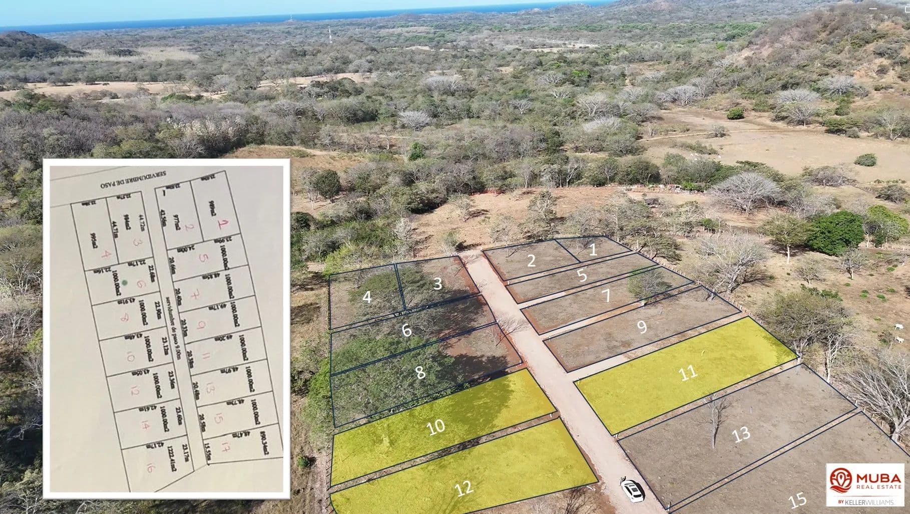 Oportunidad de inversión en Guanacaste – 17 Lotes de 1,000 m² cerca de Hacienda Pinilla y Tamarindo, Costa Rica - land for sale
