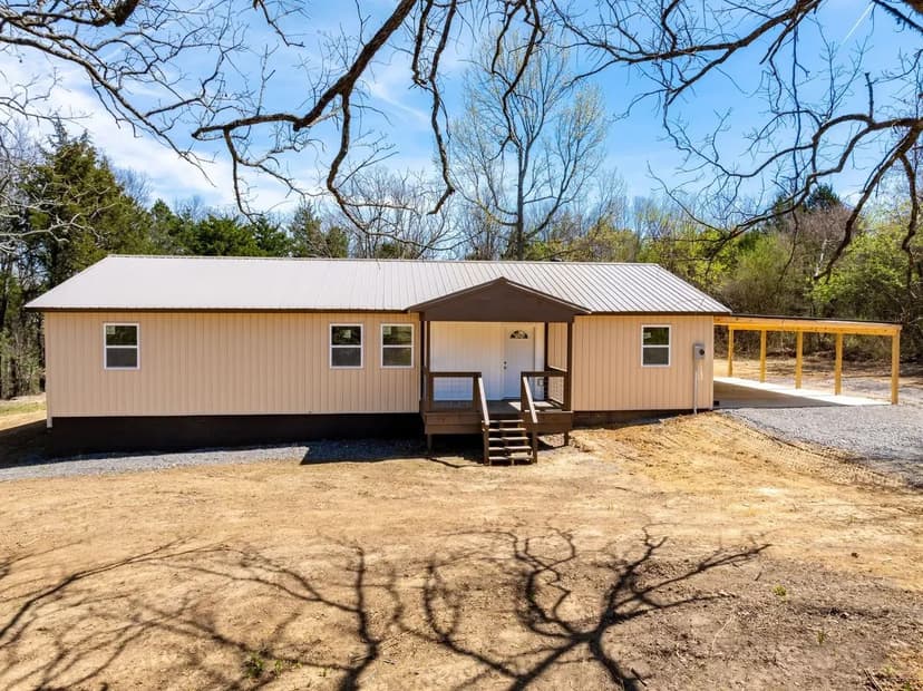 4 Bed 2 Bath on 3 +/- Acres, New Build, Attached Carport, Pleasant Plains, Arkansas