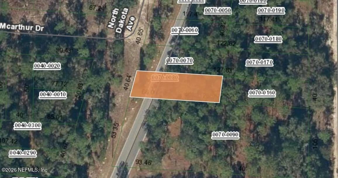 Property from 0 N DAKOTA Avenue - KW - Hawthorne, Florida, 32640