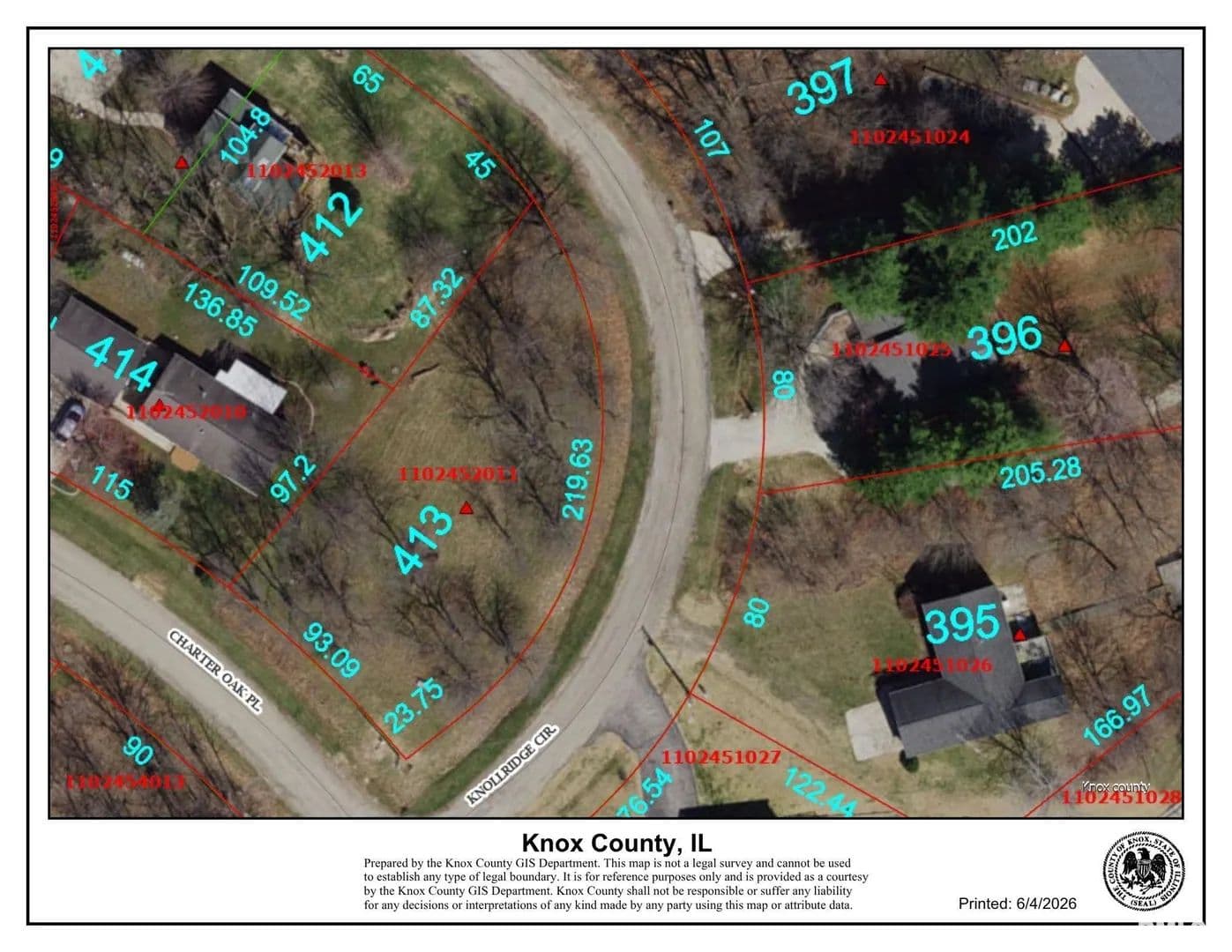 Property from 413 KNOLLRIDGE Circle - KW - Dahinda, Illinois, 61428