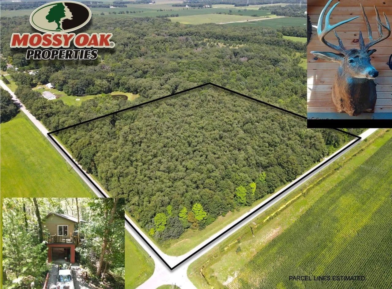 10 +/- ACRES WITH HOME - 5112 E 100 N KNOX, IN 46534 - 864 SQ FT HOME - STARKE COUNTY - Knox, Indiana, 46534