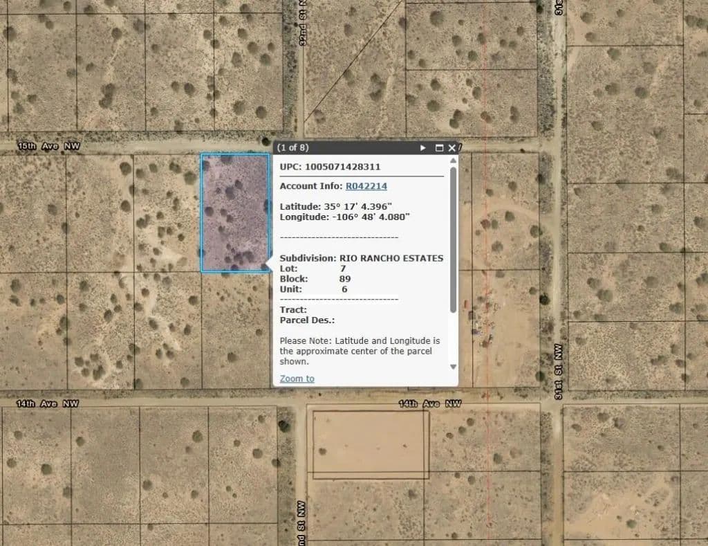 Land -Single Family Acreage in Rio Rancho - Rio Rancho, New Mexico, 87144