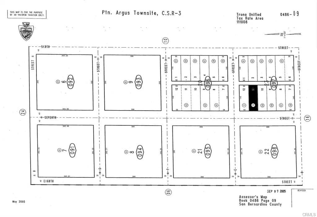 Land -Agricultural (Not Zoned) in Trona - Trona, California, 93562