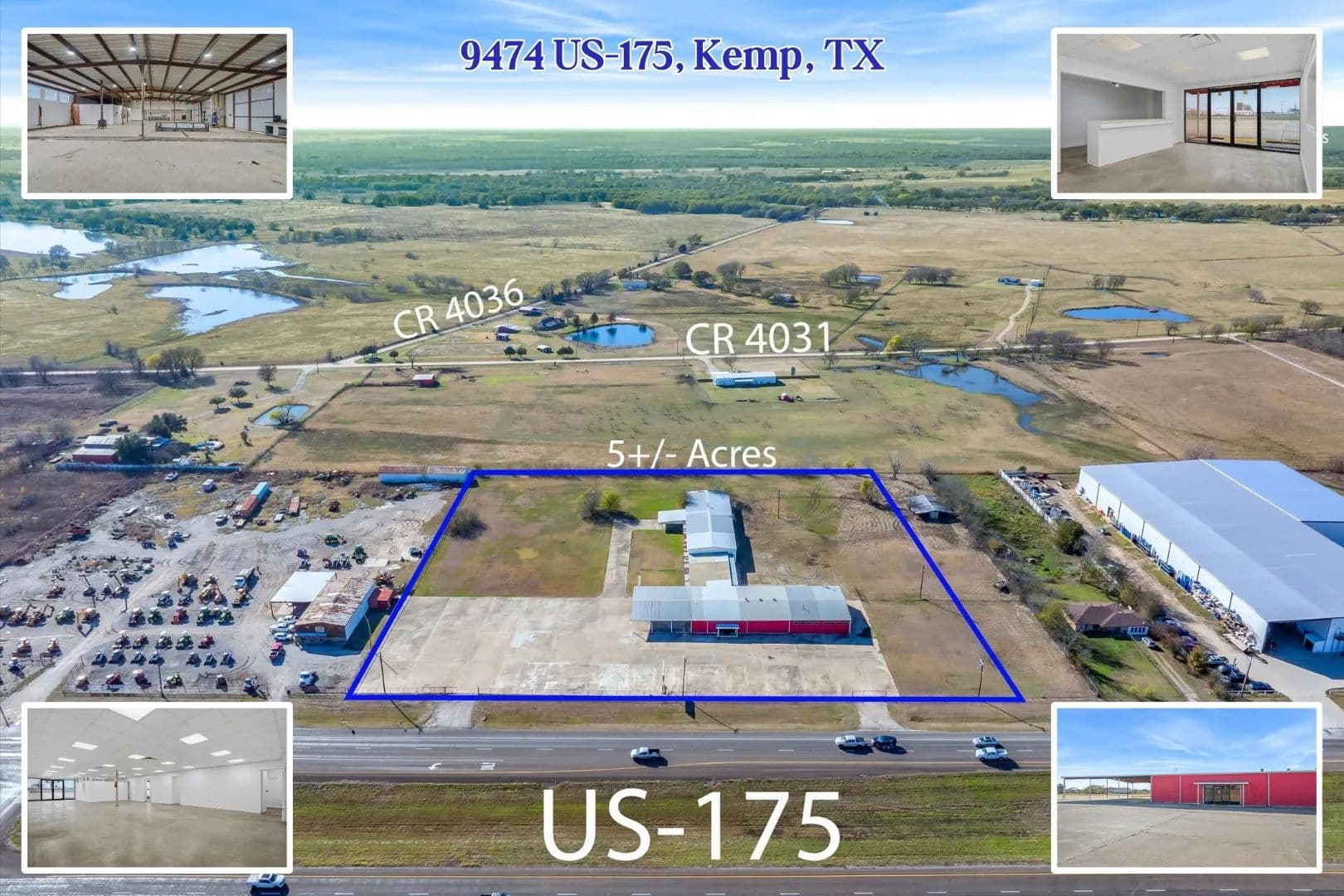 9474 HWY 175, Kemp, Texas 75143 - Kemp, Texas, 75143